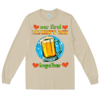 Mushroom our first father's day together and beer Long Sleeve Tee - HRA Design Shop