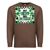 Chestnut not lucky just blessed Premium Sweatshirt - MaliasSmallBusiness