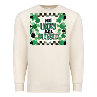 Sandshell not lucky just blessed Premium Sweatshirt - MaliasSmallBusiness