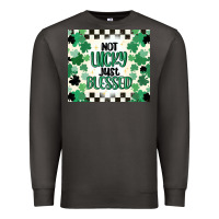 Smoke not lucky just blessed Premium Sweatshirt - MaliasSmallBusiness