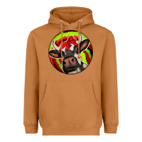Meerkat Christmas Cow Heavyweight Hoodie - Jasminsmagicworld