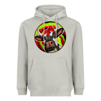 Moon Dust Christmas Cow Heavyweight Hoodie - Jasminsmagicworld