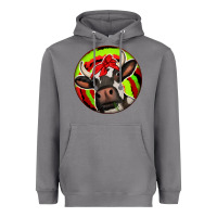 Storm Christmas Cow Heavyweight Hoodie - Jasminsmagicworld