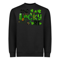 Black One Lucky Respiratory Terapist Heavyweight Sweatshirt - RanaPortraitStore