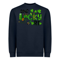 Navy One Lucky Respiratory Terapist Heavyweight Sweatshirt - RanaPortraitStore