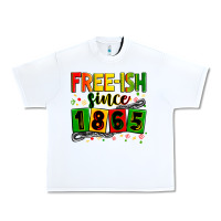 White free ish since 1865 Urban Heavy Tee - Zillion Design Studio