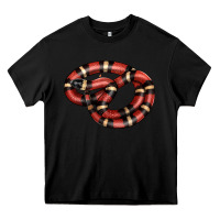 Black milk snake Heavy Core Tee - LillyAllenDesigns