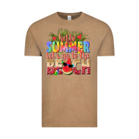 Vintage Coffee hello summer lets go to the beach Vintage Tee - texasbilliewilder