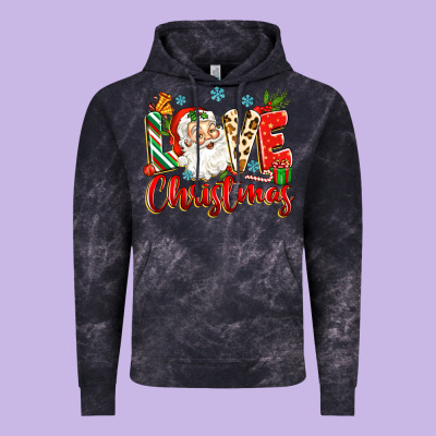 Vintage Hoodie love christmas