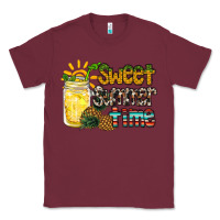 Burgundy sweet summer time pineapple Classic Tee - RacoonDesign
