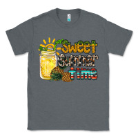 Charcoal Heather sweet summer time pineapple Classic Tee - RacoonDesign