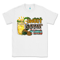 White sweet summer time pineapple Classic Tee - RacoonDesign