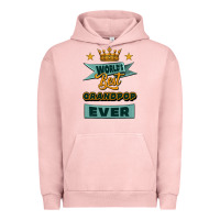 Pigment Salmon world's best grandpop ever Urban Hoodie - Jasminsmagicworld