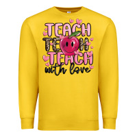 Lemon teach teach teach with love Premium Sweatshirt - MaliasSmallBusiness