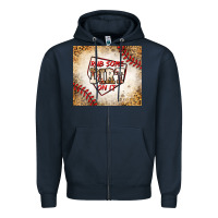 Navy rub some dirt on it baseball Zipper Hoodie - Jasminsmagicworld