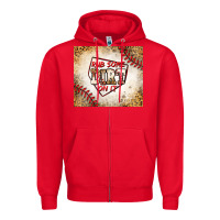 Red rub some dirt on it baseball Zipper Hoodie - Jasminsmagicworld