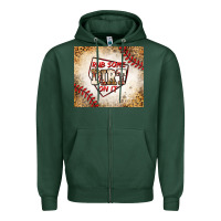 Sports Green rub some dirt on it baseball Zipper Hoodie - Jasminsmagicworld