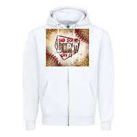 White rub some dirt on it baseball Zipper Hoodie - Jasminsmagicworld