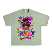 Oil Green Thick Thighs Spooky Vibes Urban Heavy Tee - texasbilliewilder