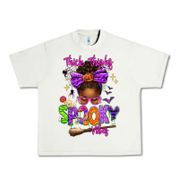 Pistachio Thick Thighs Spooky Vibes Urban Heavy Tee - texasbilliewilder