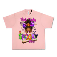 Salmon Thick Thighs Spooky Vibes Urban Heavy Tee - texasbilliewilder