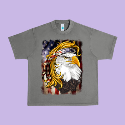 American Mullet   Eagle Urban Heavy Tee Designed By Barkaloodesign