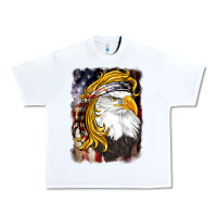 White american mullet   eagle Urban Heavy Tee - BarkalooDesign