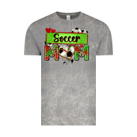 Cloud Rock soccer mom with leopard Vintage Tee - Zillion Design Studio