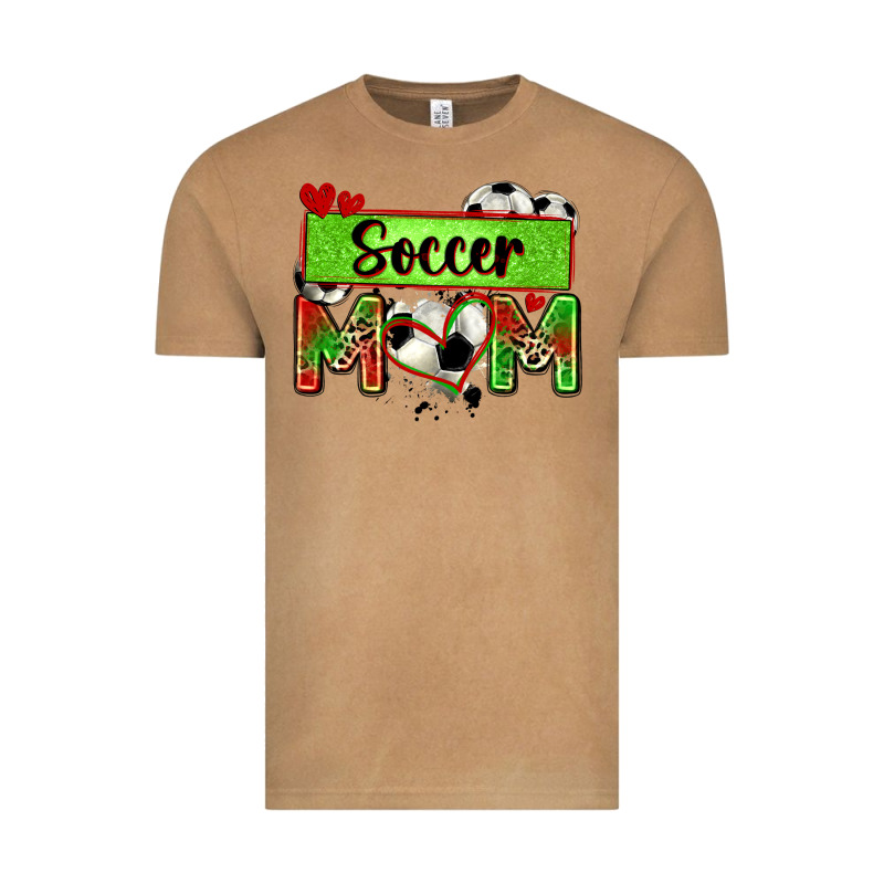 Soccer Mom With Leopard Vintage Tee by Zillion Design Studio | Teevron