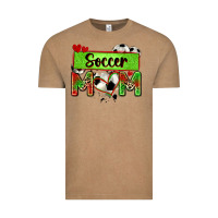 Vintage Coffee soccer mom with leopard Vintage Tee - Zillion Design Studio