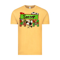 Vintage Mustard soccer mom with leopard Vintage Tee - Zillion Design Studio