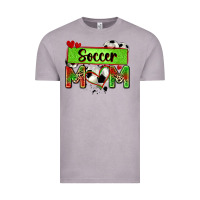 Vintage Zinc soccer mom with leopard Vintage Tee - Zillion Design Studio