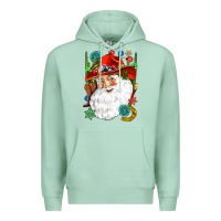 Seafoam Cowboy Santa Premium Hoodie - NancyCooperArtShop