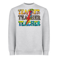Heather Grey teacher teacher Heavyweight Sweatshirt - Zillion Design Studio