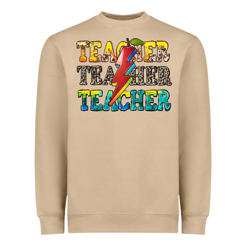 Teacher Teacher Heavyweight Sweatshirt by Zillion Design Studio | Teevron