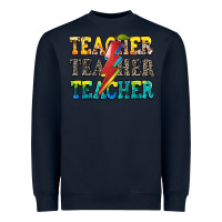 Navy teacher teacher Heavyweight Sweatshirt - Zillion Design Studio