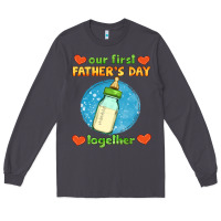 Smoke our first father's day together and baby bottle Long Sleeve Tee - HRA Design Shop