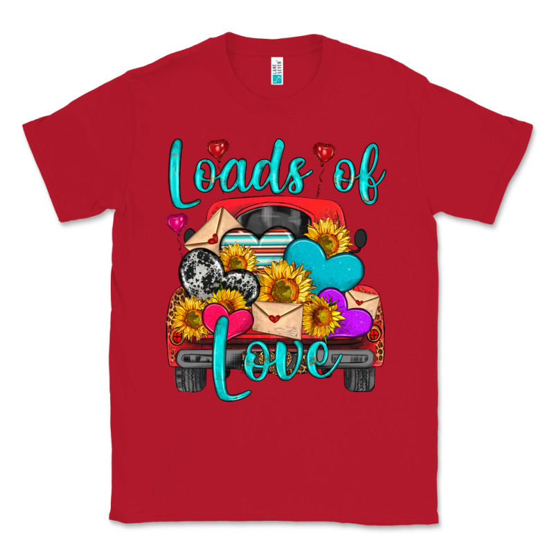 Loads Of Love With Truck Classic Tee by HRA Design Shop | Teevron