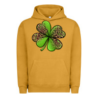 Pigment Peanut Butter leopard shamrock Urban Hoodie - Jasminsmagicworld