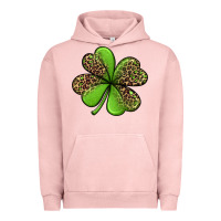 Pigment Salmon leopard shamrock Urban Hoodie - Jasminsmagicworld