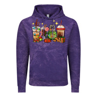 Cloud Purple Christmas coffee cups with Pug Vintage Hoodie - RanaPortraitStore