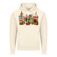 Vintage Artic Christmas coffee cups with Pug Vintage Hoodie - RanaPortraitStore