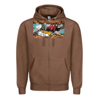Chestnut snow truck sippy cup Zipper Hoodie - Artiststas