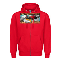 Red snow truck sippy cup Zipper Hoodie - Artiststas