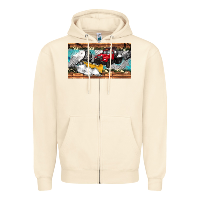 Snow Truck Sippy Cup Zipper Hoodie by Artiststas | Teevron