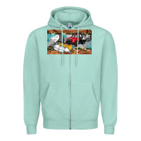Seafoam snow truck sippy cup Zipper Hoodie - Artiststas