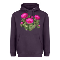 Plum eagle claws cacti Heavyweight Hoodie - LillyAllenDesigns
