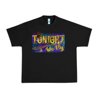 Black Tonight We Fly Urban Heavy Tee - texasbilliewilder