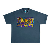 Midnight Navy Tonight We Fly Urban Heavy Tee - texasbilliewilder
