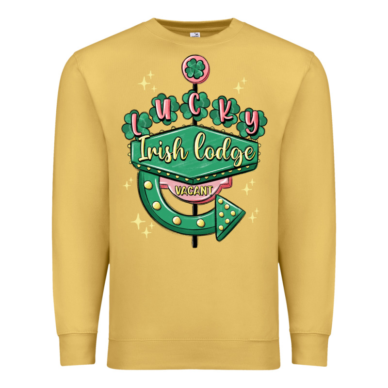Irish Lodge Vacant Premium Sweatshirt by MaliasSmallBusiness | Teevron
